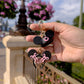 Pink Bow Mouse Dangle Bag Charm