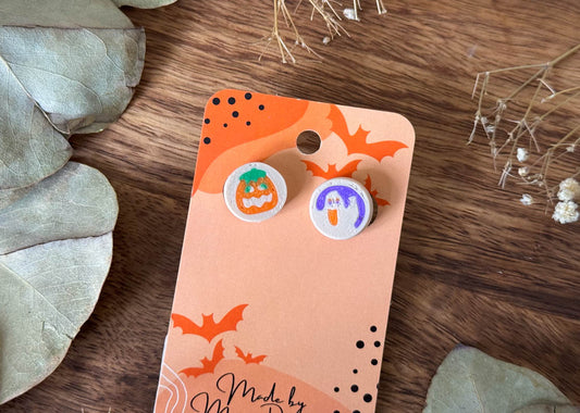 Halloween Cookie Stud MIX Earrings