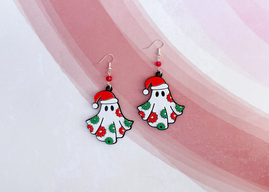 Christmas Ghosty  Earrings