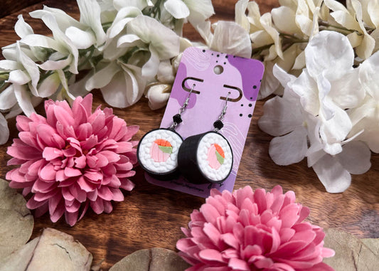 Sushi Roll Earrings