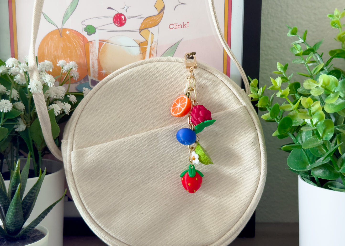 Fruit Dangle Bag Charm