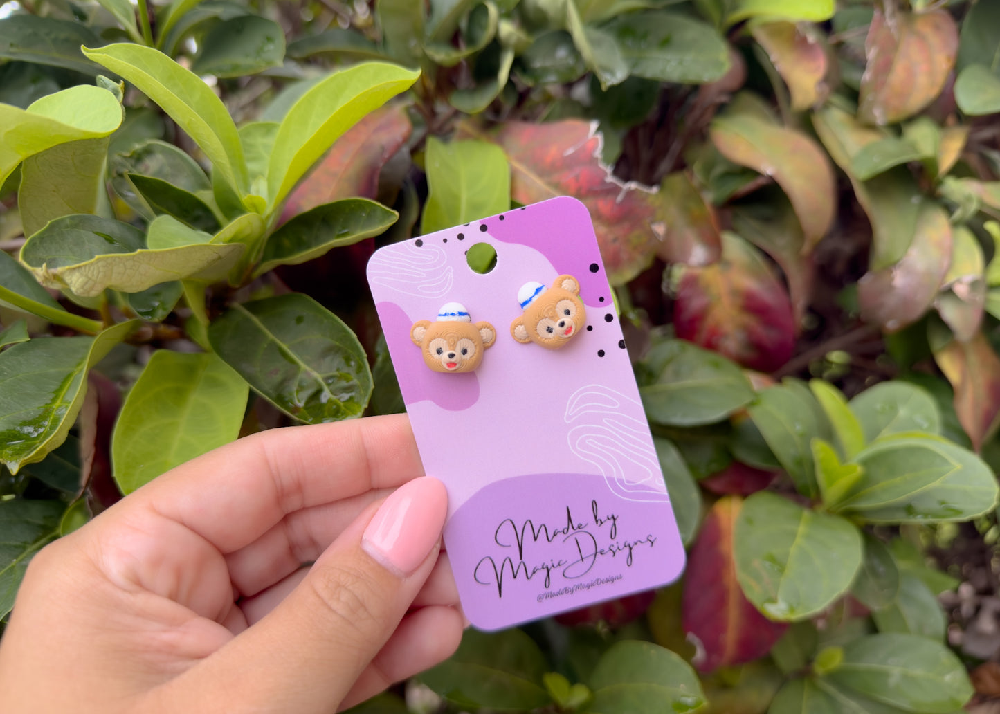 Sailor Bear Stud Earrings