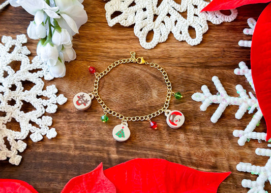 Christmas Cookie Charm Bracelet