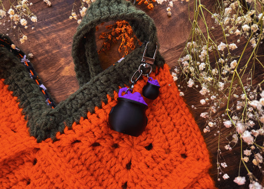 Witch Cauldron Dangle Bag Charm