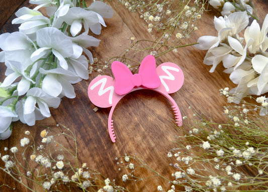 Pink Gingerbread Mouse Bag Plush Ears
