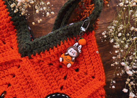 Large Halloween Labu Monster Dangle Bag Charm