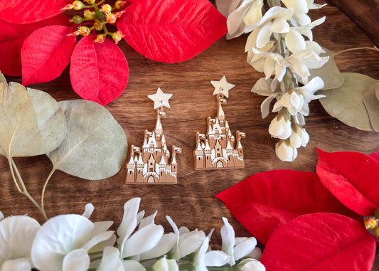 Gingerbread Castle Earrings