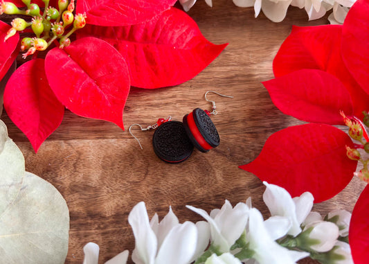 Holiday Stuffed Cookie Earrings