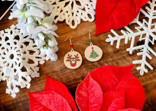 Reindeer Cookie MIX Earrings