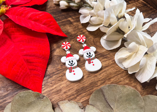 SnowMouse Earrings