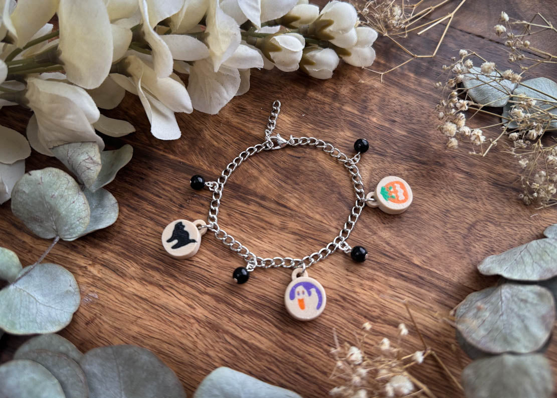Halloween Cookie Charm Bracelet