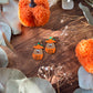 MINI Pumpkin Nugget Earrings