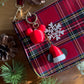 Mouse Santa Hat Bag Charm