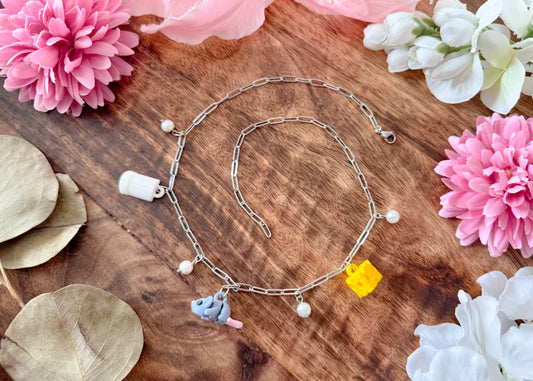 Tiny Chef Charm Necklace