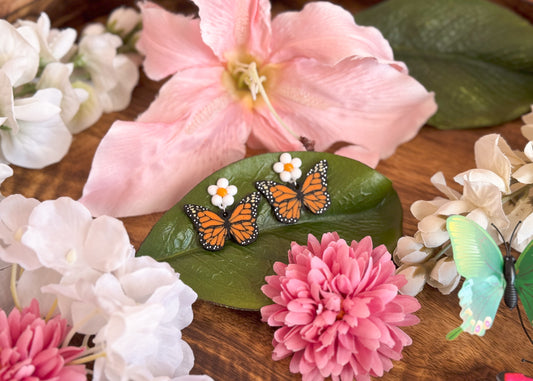 Monarch Butterfly Earrings