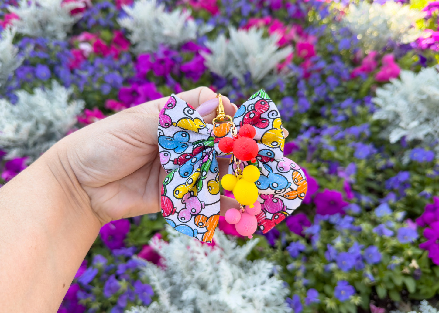 Balloon Bow Bag Charm