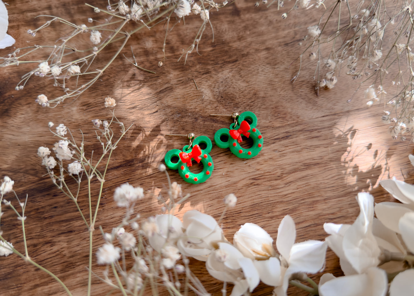 MINI Mouse Wreath Earrings
