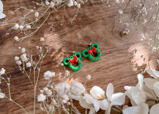 MINI Mouse Wreath Earrings
