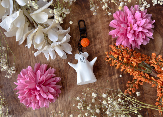 Large Cute Ghosty Mouse Dangle Bag Charm