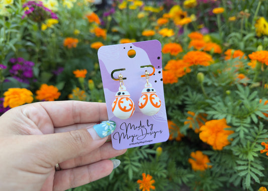 Mini Sphere Droid Earrings