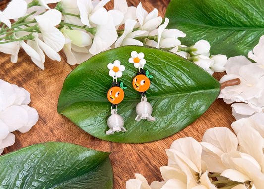 Teeny Flower Festival Dangle Earrings