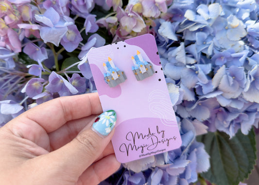 Castle Stud Earrings