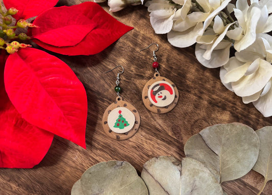 ChocoChip Tree Cookie MIX Earrings