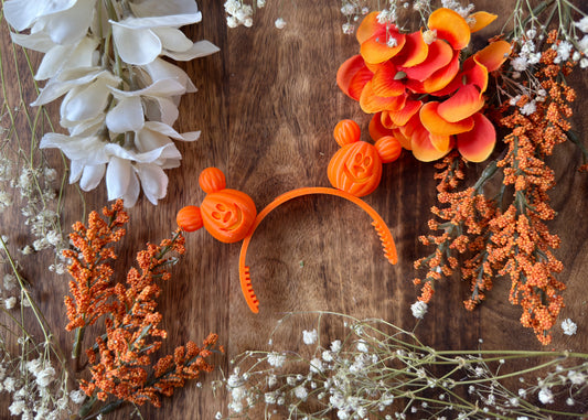 Pumpkin Mouse Bag Plush Ears