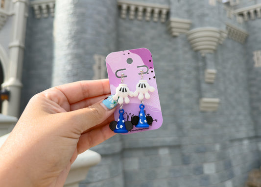Sorcerer Mouse Dangle Earrings