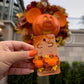 Pumpkin Mouse Wreath Earrings
