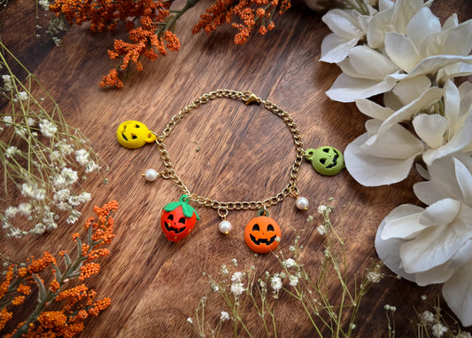 Summerween Fruits Charm Bracelet