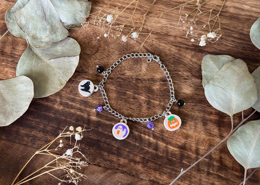 Halloween Cookie Charm Bracelet