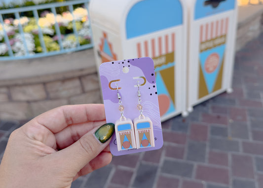 MINI Fantasy Trash Can Earrings