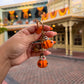 Chipmunk Pumpkin Dangle Bag Charm