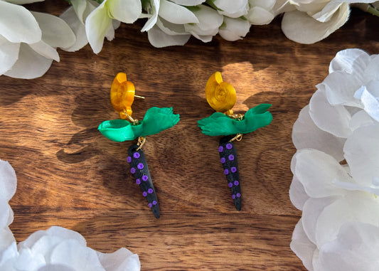 Sea Witch Dangle Earrings