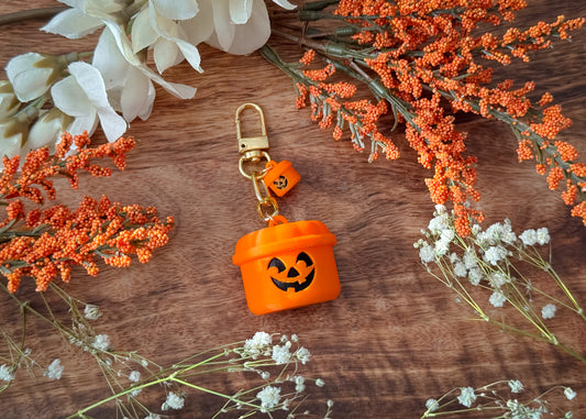 Pumpkin Bucket Dangle Bag Charm