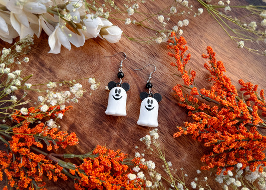 Ghost Mouse Earrings