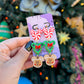 Christmas Mouse Dangle Earrings
