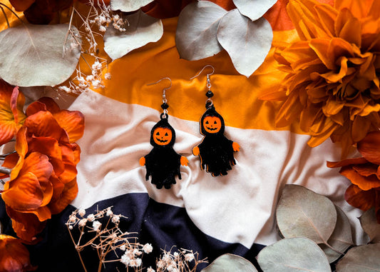 Not a Jack-O-Lantern Earrings