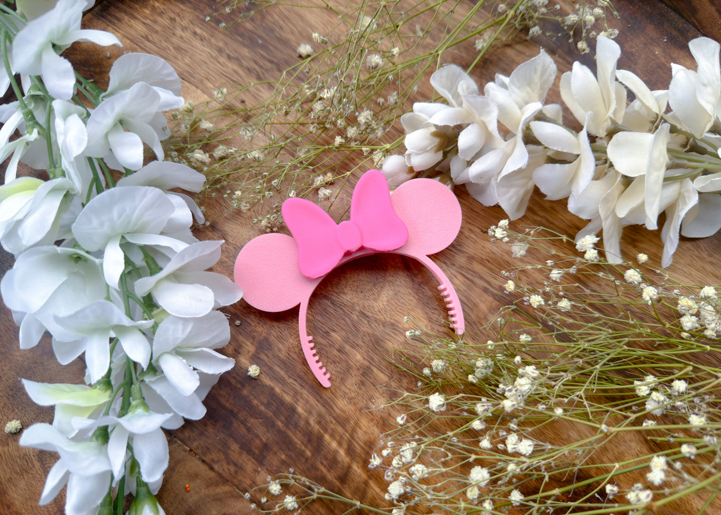 Pink Mouse Bag Plush Ears