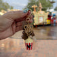 Popcorn Snack Mouse Dangle Bag Charm