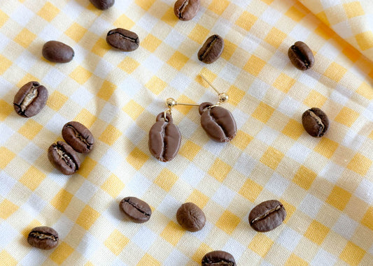 MINI Coffee Bean Earrings