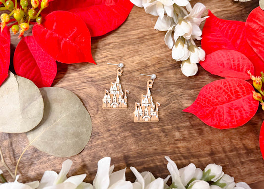 MINI Gingerbread Castle Earrings