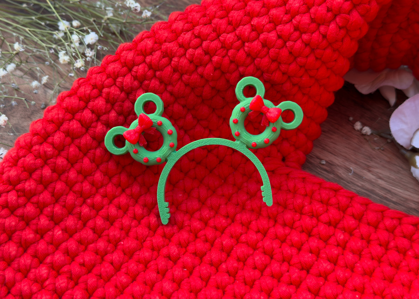 MINI Mouse Wreath Bag Plush Ears