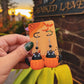 Midnight Pumpkin Cat Earrings
