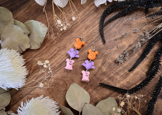 Teeny Pastel Boo to You Dangle Earrings