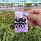 Lavender Bow Mouse Dangle Earrings