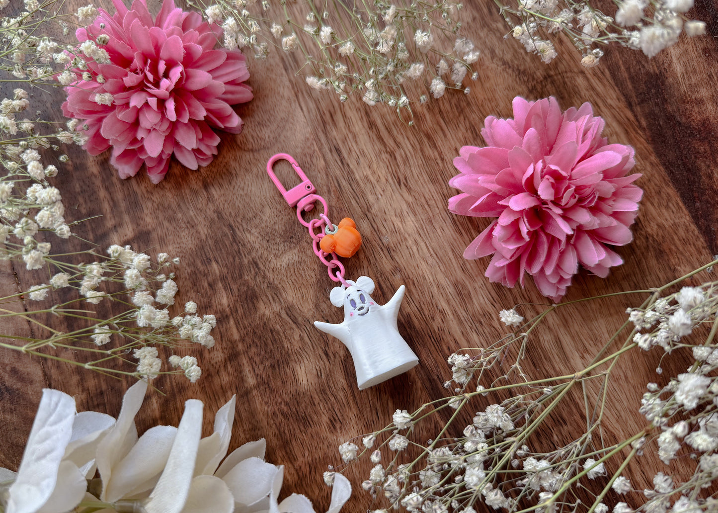 Cute Ghosty Mouse Dangle Bag Charm