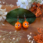 Citrus Bird Head Earrings