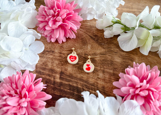 Teeny Valentine Hearts Cookie MIX Earrings